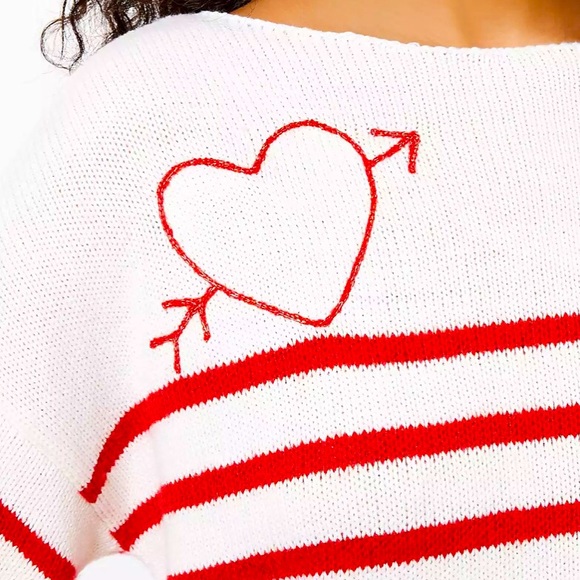 🥳HP🥳 NWT | LOFT | Petite Cupid Boatneck Sweater - Picture 3 of 4